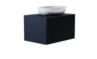 Тумба с раковиной Astra-Form М-40 4631177714801 80 см серый матовый